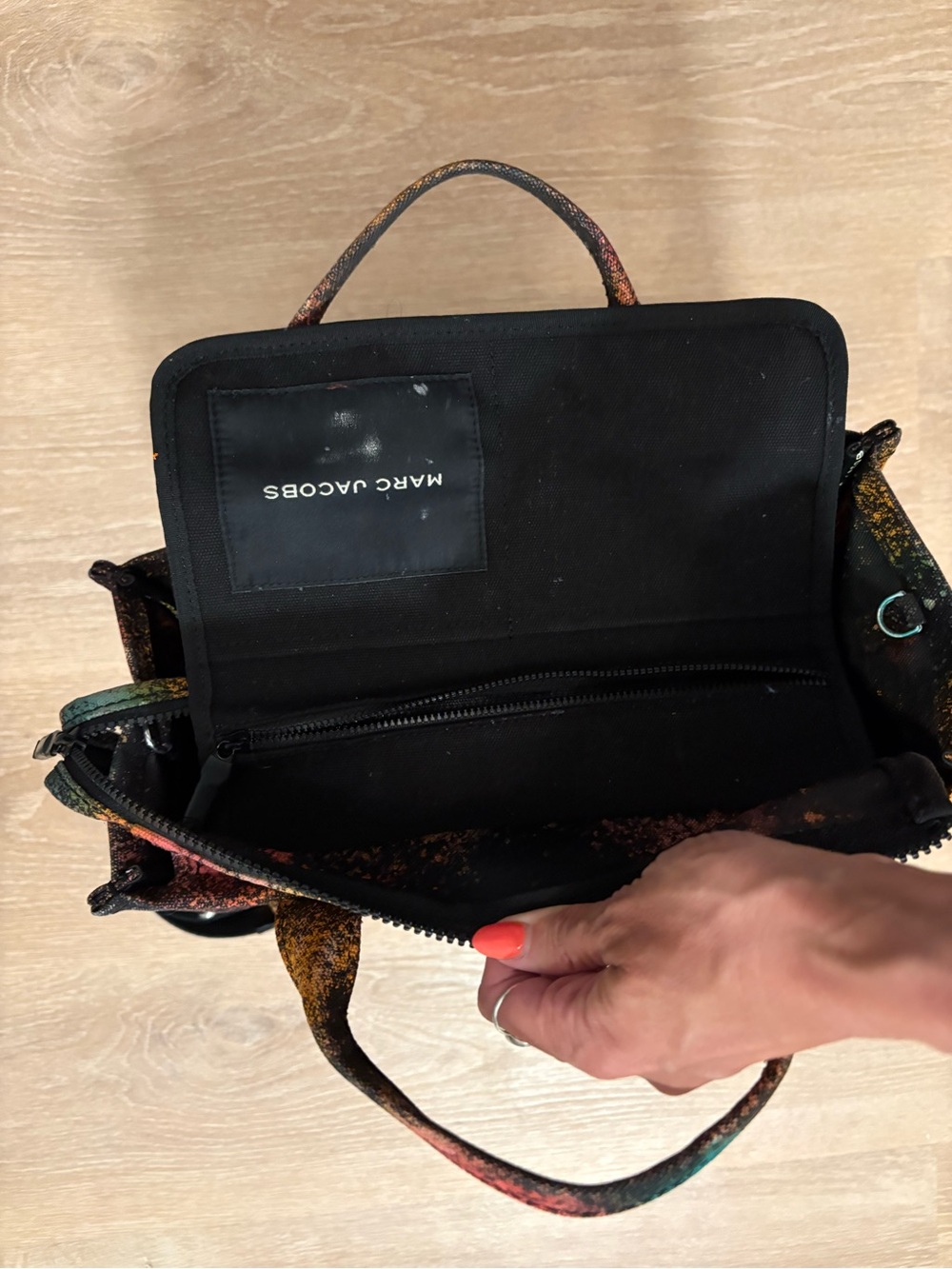 Marc Jacobs Medium Cosmic Splatter The Tote Bag - Picture 9 of 10